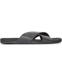 Timberland - Solid Patterned Open Toe Slide Sandals - Lyst