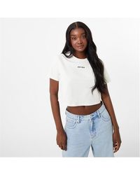 Jack Wills - Oversized Cropped T-shirt - Lyst