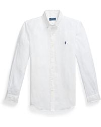 Polo Ralph Lauren - Linen Long Sleeve Shirt - Lyst