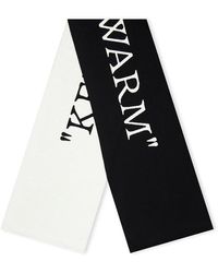 Off-White c/o Virgil Abloh - Off Off Keep Warm Scarf Sn44 - Lyst