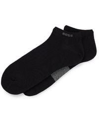 BOSS - 2 Pack Of Logo Ankle Socks - Lyst