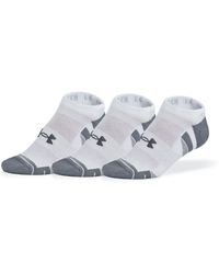 Under Armour - Ua Performance Tech 3-Pack No Show Socks - Lyst