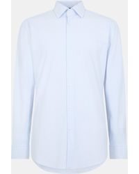 BOSS - Hank Knitted 222 Long-Sleeve Shirt - Lyst