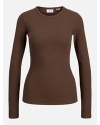 JJXX - Freya Rib Long Sleeve T-Shirt - Lyst