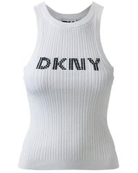 DKNY - Knit Tank Ld42 - Lyst