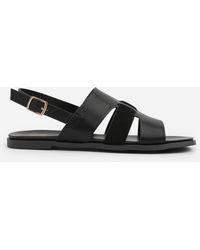 Where's That From - Pu Uma Flat Sandals - Lyst