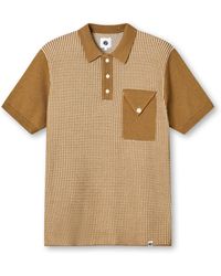 Pretty Green - Roxy Knitted Short-Sleeve Polo Shirt - Lyst