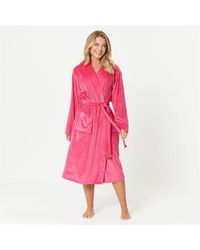 Be You - Ribbed Texture Longline Robe - Lyst