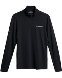 J.Lindeberg - Jlg Emmanuel Half-Zip Pullover Jumper - Lyst