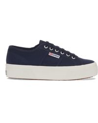 Superga - Platform Canvas Trainers - Lyst