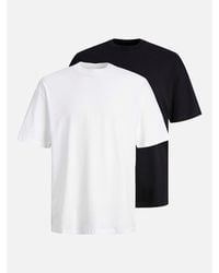 Jack & Jones - Bradley Short-Sleeve Oversized Fit 2 Pack T-Shirts - Lyst