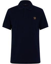 Belstaff - Cotton Pique Polo - Lyst