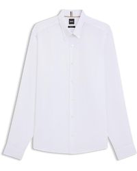 BOSS - Liam Long Sleeve Oxford Shirt - Lyst