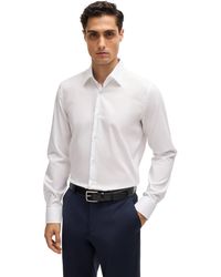 BOSS - H Hank Kent Long Sleeve Oxford Shirt - Lyst
