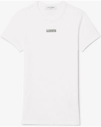 Lacoste - Slim Fit Short Sleeve T-Shirt - Lyst