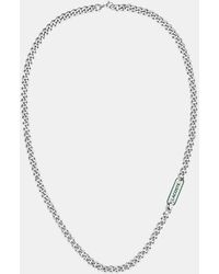 Lacoste - Jewellery District Stainless Steel Chain Necklace - Lyst