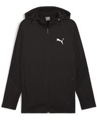 PUMA - Evostripe Full Zip Fleece Fabric - Lyst