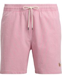 Polo Ralph Lauren - Seersucker Traveller Swim Shorts - Lyst