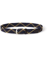 Osprey - Sam Flexible Woven Leather Belt - Lyst
