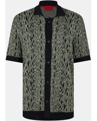HUGO - Knit Top - Lyst