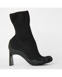 Balenciaga - Structured Designer Ankle Heeled Boots - Lyst
