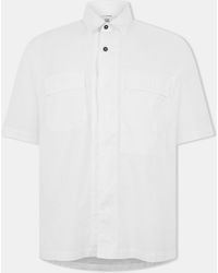 C.P. Company - Short Sleeve Ripstop Shirt - Lyst