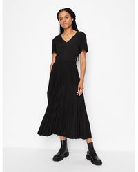 ARMANI EXCHANGE - Ax Vneck Dress - Lyst