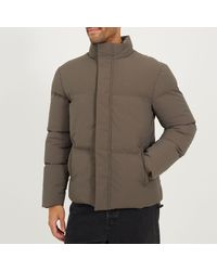 Brave Soul - Funnel Neck Padded Puffer Jacket - Lyst
