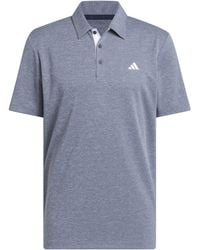 adidas - Heather Polo Shirt - Lyst