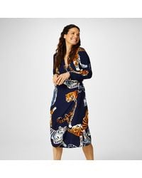Biba - Kimono Wrap Dress - Lyst