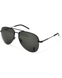 Saint Laurent - Aviator Sunglasses Metal - Lyst