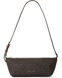 MICHAEL Michael Kors - Laila Small East-West Coated Canvas Shoulder Bag - Lyst