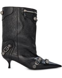 Balenciaga - Wide Cagole 50Mm Booties - Lyst