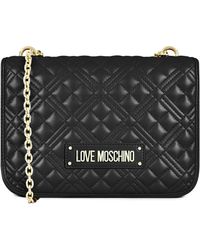 Love Moschino - Super Quilted Chain Shoulder Bag - Lyst