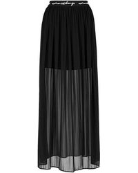 Armani Exchange - Ax Pleated Skirt Ld34 - Lyst