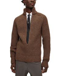 BOSS - Ftype Knitted Tops - Lyst