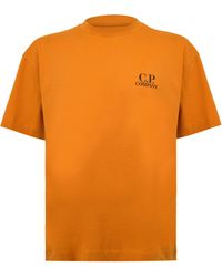 C.P. Company - Double Logo Tee - Lyst