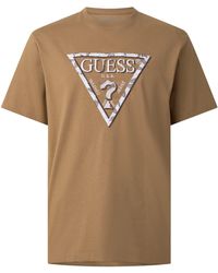Guess - Embroidered T-Shirt - Lyst