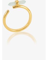 Rachel Jackson - Tranquility Aquamarine Adjustable Ring - Lyst