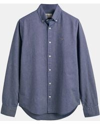 GANT - Slim-Fit Classic Oxford Shirt - Lyst