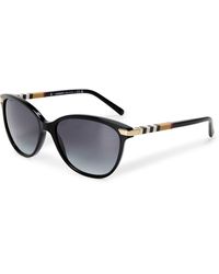 Burberry - Round Sunglasses - Lyst