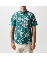 Replay - Floral Print Short-Sleeve Patterned Shirt - Lyst