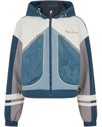 Red Run - Hooded Nylon Track Jacket - Lyst