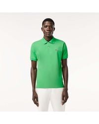 Lacoste - Petit Piqu¿ Cotton Polo Shirt - Lyst