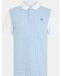 Original Penguin - Jacquard Short Sleeve Polo Shirt - Lyst