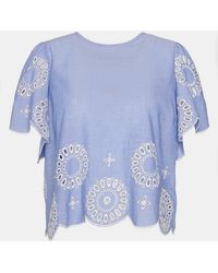 Barbour - Juliette Embroidered Blouse - Lyst
