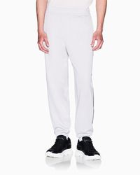 ARMANI EXCHANGE - Closed Hem Fleece Joggers - Lyst