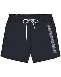 Emporio Armani - Boxer Beachwear Swimming Trunks - Lyst
