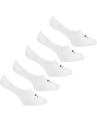 Slazenger 1881 - Invisible 5 Pack Trainer Socks - Lyst