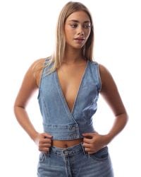 Levi's - Raine Strappy Crop Tops - Lyst